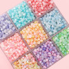 Abs Pearl Pearlescent Two-color Camellia Diy Handmade Beading Material Loose Beads Making