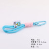 Colorful Nylon Braided Rope for Men and Women, Outdoor Backpack Keychain, Mobile Phone