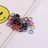 8mm10mm Color Painted Iron Single Circle Double Connecting Diy Keychain Bracelet Necklace