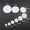 10-80mm Disc Non-woven Textile Fabric Diy Headwear Negative Felt Gasket Kindergarten
