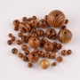 6-30mm Pine Beads Round Diy Handmade Spacer Material Bracelet Necklace Jewelry Loose