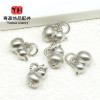 18k Sand Gold Color-preserving Ancient Gourd Pendant Bracelet Necklace Diy Handmade