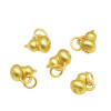 18k Sand Gold Color-preserving Ancient Gourd Pendant Bracelet Necklace Diy Handmade