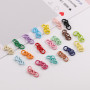Colorful Paint Four-section Chain 4-section Grinding Extension Diy Jewelry Accessories