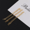 5cm7cm Metal Tail Chain Bracelet Necklace Extension Ending Diy Jewelry Accessories