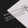 5cm7cm Metal Tail Chain Bracelet Necklace Extension Ending Diy Jewelry Accessories