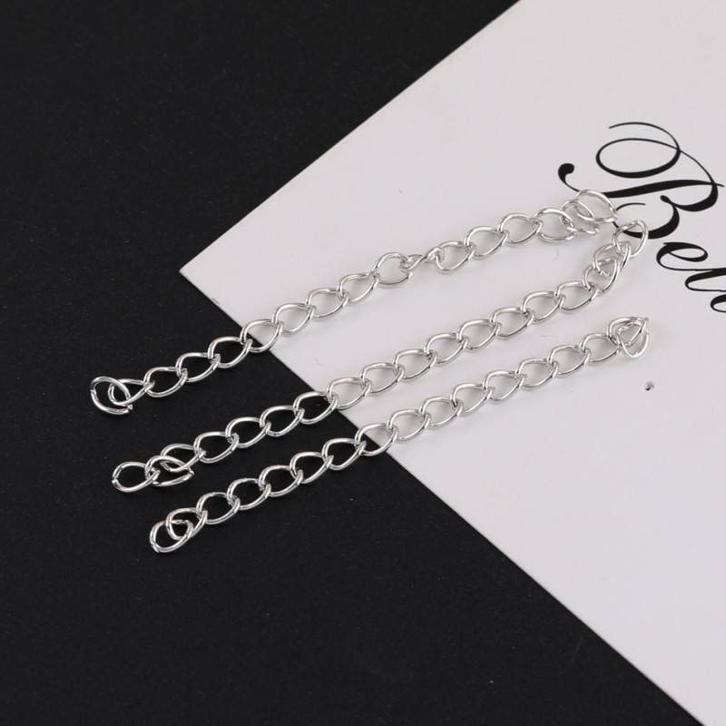 5cm7cm Metal Tail Chain Bracelet Necklace Extension Ending Diy Jewelry Accessories