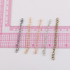 5cm7cm Metal Tail Chain Bracelet Necklace Extension Ending Diy Jewelry Accessories