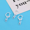 Colorful D-shaped Buckle Hanging 8-shaped Painted C Keychain Zinc Alloy Diy Handmade Bag