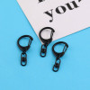 Colorful D-shaped Buckle Hanging 8-shaped Painted C Keychain Zinc Alloy Diy Handmade Bag