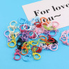Colorful D-shaped Buckle Hanging 8-shaped Painted C Keychain Zinc Alloy Diy Handmade Bag