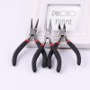 Diy Jewelry Tools Handmade Pliers Black Handle Loop Curved Needle Scissors