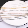 2mm Flat O-shaped Chain O-shaped Thin Clavicle Tassel Diy Handmade Necklace Bracelet
