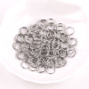 Stainless Steel Open Ring Single Necklace Bracelet Connecting Diy Handmade Buckle Jewelry
