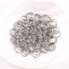 Stainless Steel Open Ring Single Necklace Bracelet Connecting Diy Handmade Buckle Jewelry