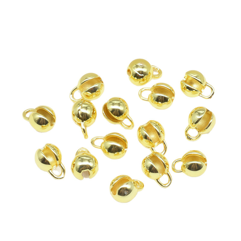 14k Gold-filled Color-preserving Positioning Beads Covered Buckle Flower Bud Closing