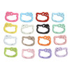 Solid Color Cute Bow Cat Spring Keychain Kt Diy Bag Pendant Accessories