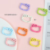 Solid Color Cute Bow Cat Spring Keychain Kt Diy Bag Pendant Accessories