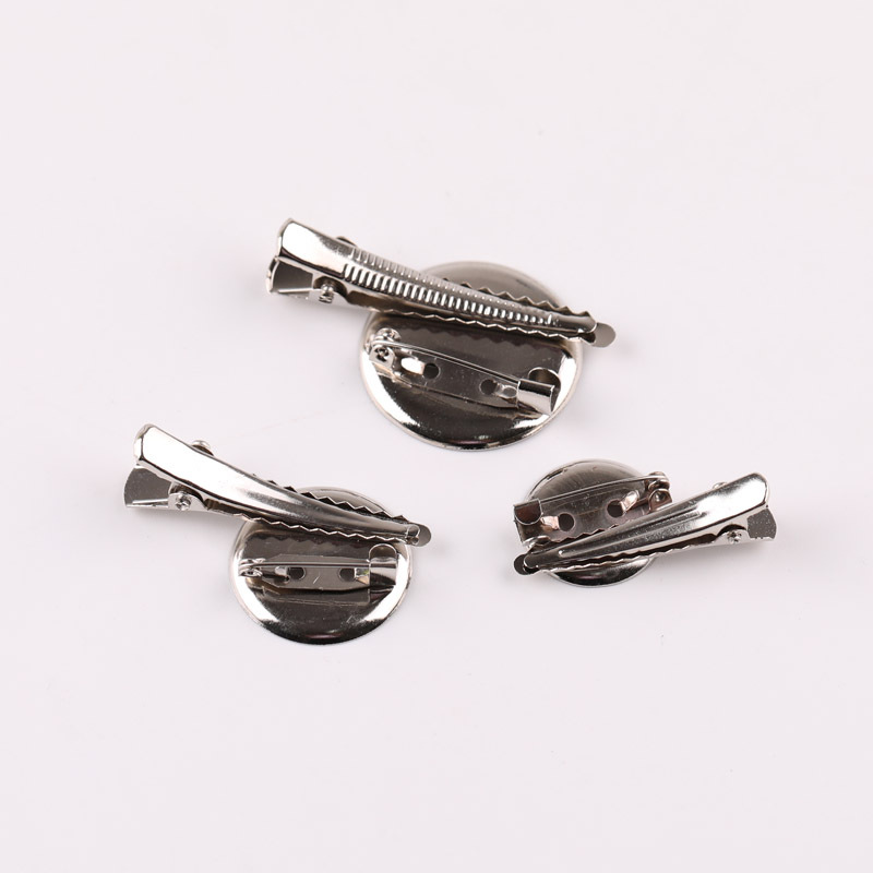 Disc Pin with Hairpin Dual-purpose Brooch Round Tray Buckle Pin Diy Jewelry Accessories
