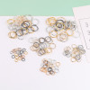 Multi-specification Metal Embossed Ring Single Circle Pattern Connecting Diy Jewelry Open