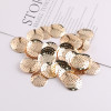 12-25mm Round Hollow Tray Mesh Base Diy Brooch Hair Accessories Hand-beaded Clothing