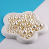 3mm-25mmabs Imitation Pearl Round Non-porous Pure White Off-white Diy Handmade Beads