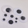 4-50mm Black and White Eye Stickers with Adhesive Backing Movable Eyeball Diy Toy Doll