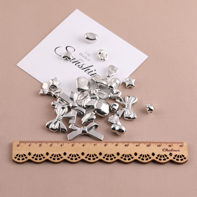 Ccb Plastic Special-shaped Beads Irregular Star Loose Handmade Diy Necklace Bracelet