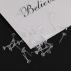 Transparent Plastic Flat Earrings Resin Non-allergenic Invisible Ear Piercing Accessories