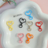 Direct Sales Colorful Love Style Lobster Buckle Handmade Diy Keychain Bag Ready-made