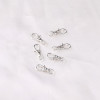 23mm Small Dog Buckle Fish Mouth Hook Luggage Metal Spring Opening Keychain Lobster