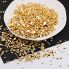 3-10mm Half Flat Bottom Beads Semicircle Gold Patches Diy Handmade Hair Clips Manicure