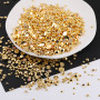 3-10mm Half Flat Bottom Beads Semicircle Gold Patches Diy Handmade Hair Clips Manicure