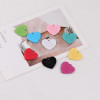 Colorful Frosted Acrylic Double-sided English Letters Love Tag Jewelry Accessories