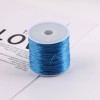 Colorful Elastic Thread Flat Silk Crystal Diy Jewelry Bracelet Beaded Buddha Beads