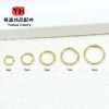 14k Gold Welded Copper Ring Closed Handmade Diy Finishing Circle Necklace Earrings