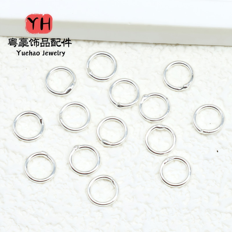 14k Gold Welded Copper Ring Closed Handmade Diy Finishing Circle Necklace Earrings