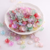 19mm Acrylic Bronzing Cherry Blossom Petals Gold Edge Flowers Diy Handmade Antique