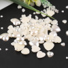 8-14mm Love Flat Bottom Pearl Patch Loose Beads Diy Handmade Manicure Headdress Material
