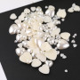 8-14mm Love Flat Bottom Pearl Patch Loose Beads Diy Handmade Manicure Headdress Material
