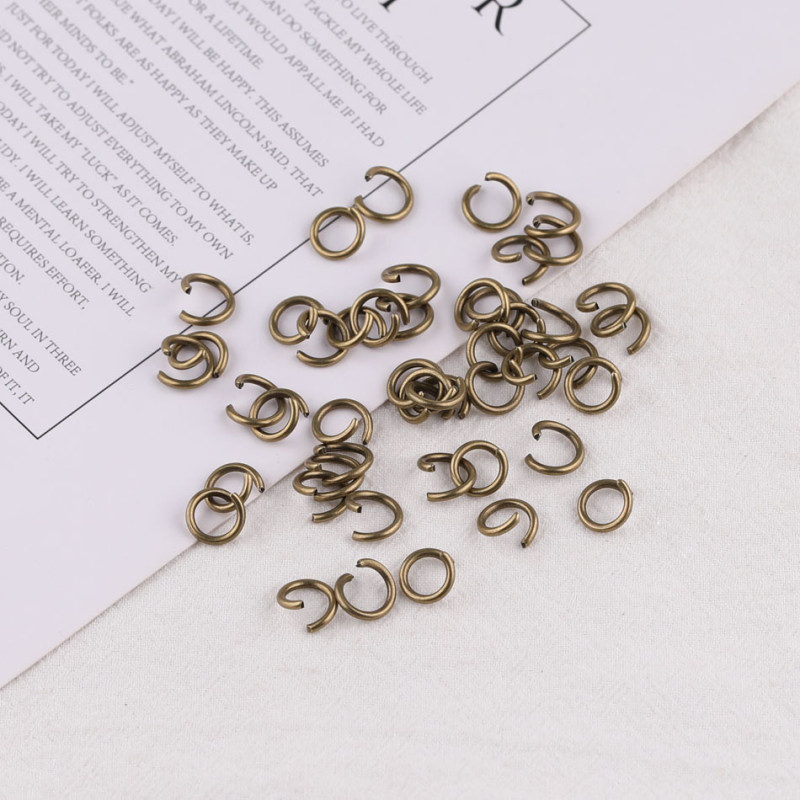 1.5*10mm Open Ring O Jump Connecting Hoop Earrings Necklace Diy Jewelry Material