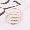 Kc Gold and White K Wire Ring Rope Key Diy Keychain Key Pendant Handmade Accessories