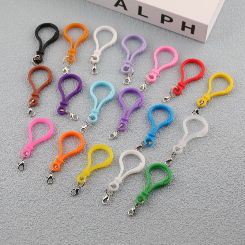 Colorful Acrylic Plastic Light Bulb Buckle with Lobster Diy Jewelry Accessories Handmade