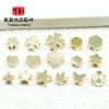 14/18k Color-preserving Gold-covered Accessories Love Five-pointed Star Glossy Loose