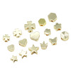 14/18k Color-preserving Gold-covered Accessories Love Five-pointed Star Glossy Loose