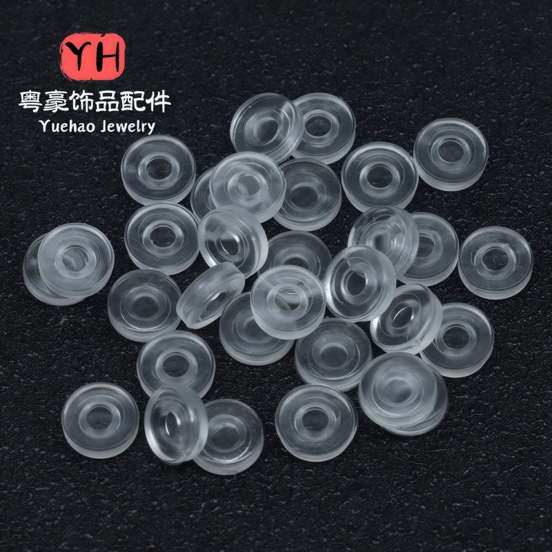 Painless Ear Clip Ear Cushion Transparent Silicone Ear Diy Jewelry Accessories Earrings