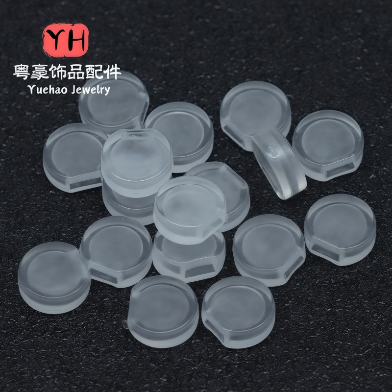 Painless Ear Clip Ear Cushion Transparent Silicone Ear Diy Jewelry Accessories Earrings