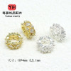 Color-preserving Zircon Spacer Beads, Full Drilled Large Hole Barrel Diy Bracelets