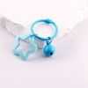 Colorful Acrylic Five-pointed Star Keychain Pendant Diy Dopamine Headphone Set Bag