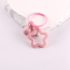 Colorful Acrylic Five-pointed Star Keychain Pendant Diy Dopamine Headphone Set Bag